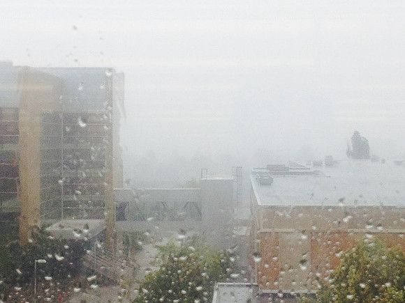July 15, 2014 Over an inch of rain in less than an hour created a flash flood through Rexburg streets, through a few BYU-Idaho buildings and also flooded several students basement apartments. The even