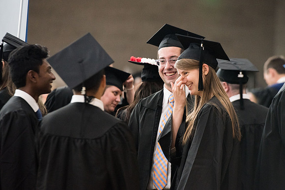 BYU-Idaho Graduation. Graduates getting ready for Commencement. Spring Semester