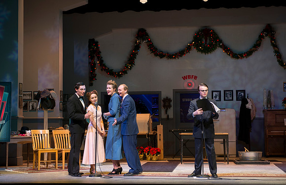 It's a Wonderful Life: A Live Radio Play, comes to life on stage at the Snow Drama Theater at BYU-Idaho.  It was written by Joe Landry and directed by Roger Merrill.
