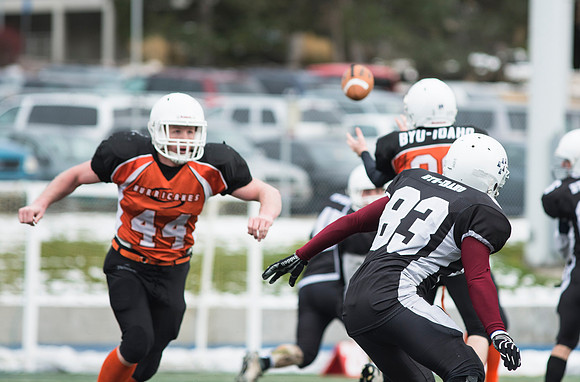 Competitive Football Championship game.
