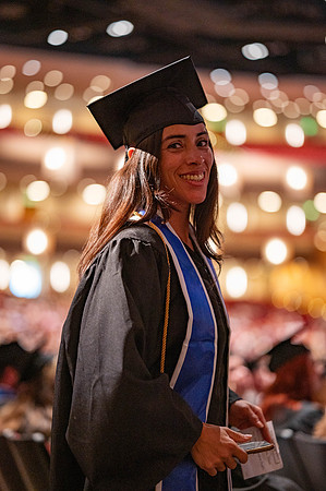 Graduates during convocation for the College of Agriculture and Life Sciences.