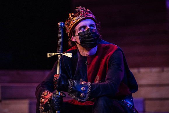 BYU-Idaho theatre department dress rehearsal of Shakespeare's Henry V.