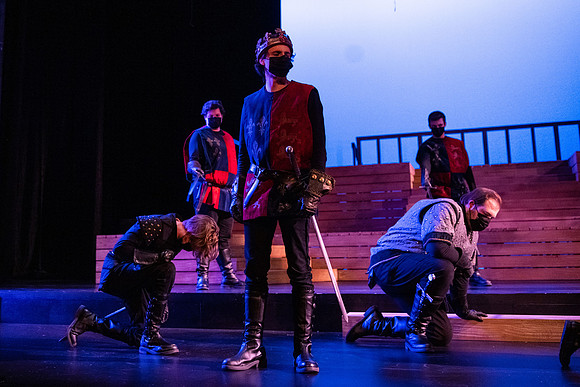BYU-Idaho theatre department dress rehearsal of Shakespeare's Henry V.