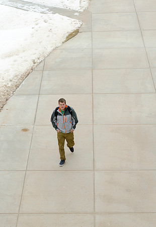 Students begin a new semster in Winter 2014.