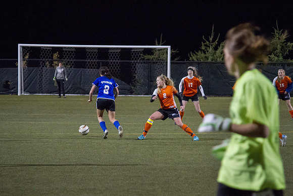 BYU-Idaho students play competitive soccer at the 4-plex on BYU-Idaho campus