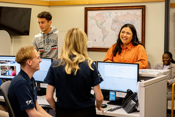 Internatial Services in the I-Center.