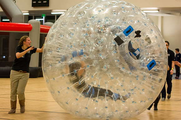 I-Night, held on campus at Brigham Young University-Idaho, allows students to enjoy various activities before classes begin for the semester.