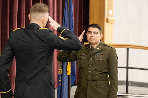 BYU-Idaho's, Reserve Officers' Training Corps Commissioning ceremonies.