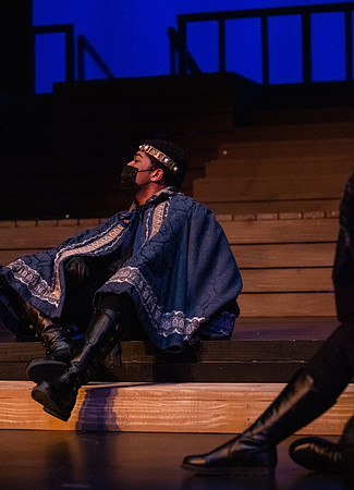 BYU-Idaho theatre department dress rehearsal of Shakespeare's Henry V.