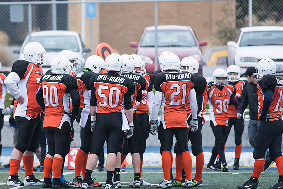 Competitive Football Championship game.