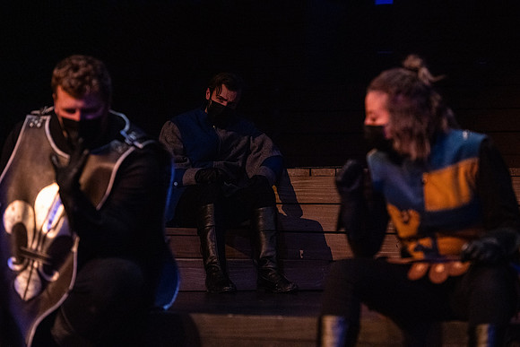 BYU-Idaho theatre department dress rehearsal of Shakespeare's Henry V.