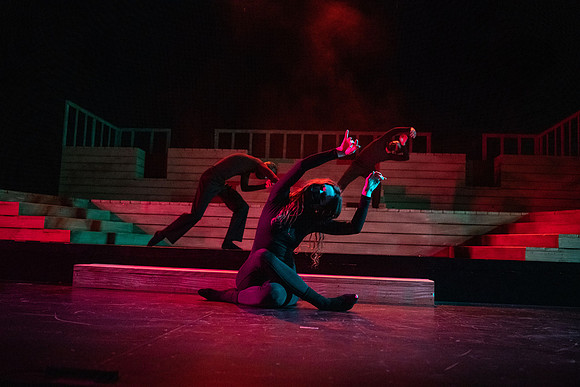 BYU-Idaho theatre department dress rehearsal of Shakespeare's Henry V.