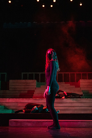 BYU-Idaho theatre department dress rehearsal of Shakespeare's Henry V.