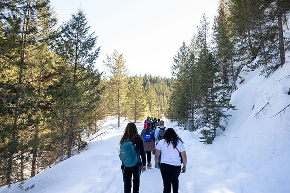 Snowshoeing at Bear Gulch - Mar 2025