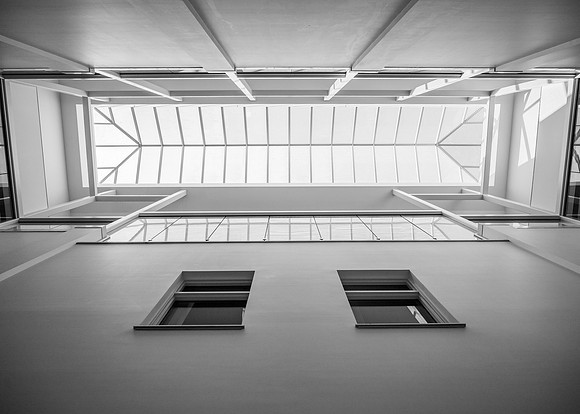 Ceiling of the Jacob Spori building.