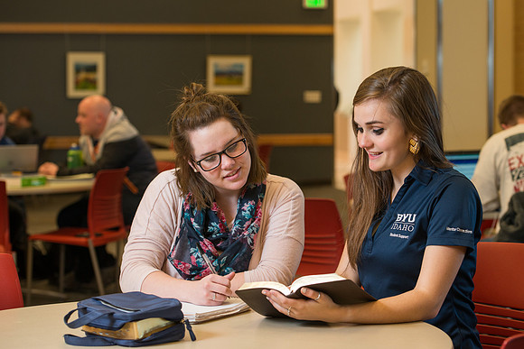 Student volunteers in Student Support work with new students in a Mentoring Program.