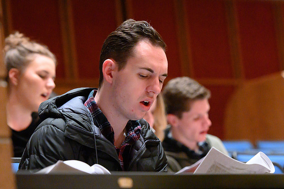 BYU-Idaho students and members of the Rexburg community gather to sing new hymns that have been written by the BYU-Idaho Community. (Students, Faculty/Staff,Community)