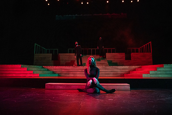 BYU-Idaho theatre department dress rehearsal of Shakespeare's Henry V.