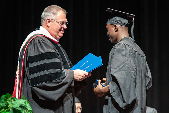 Graduates during Interdisciplinary Studies convocation.