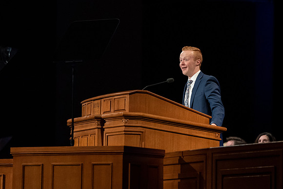 New students and parents learn about the events at Get Connected and how BYU-Idaho can help students succeed.