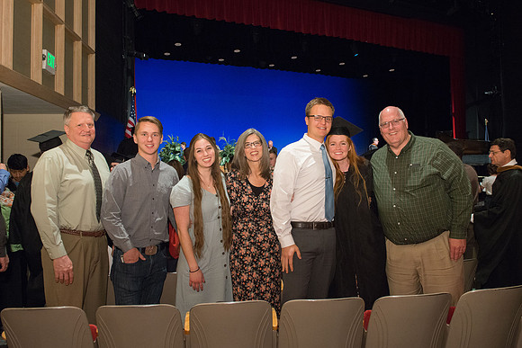 Convocation for the College of Performing & Visual Arts, held in the Kirkham Auditorium.