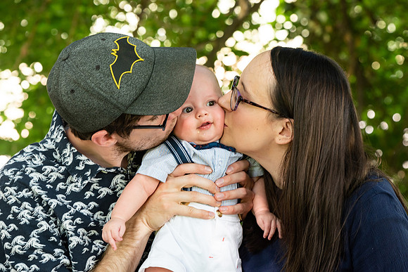 Rachel Tullis, an interdisciplinary science major, and her family. Photo for LDS Philanthropies.