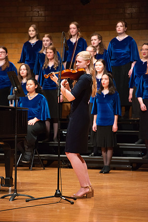 Hymn Festival held at the Barrus Concert Hall in the Snow Performing Arts Center.