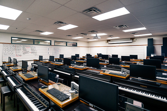 Clarke Piano Lab Music Dept 2019