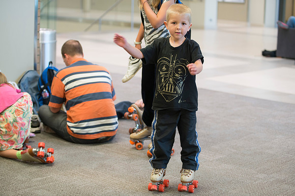 Roller Skating.
