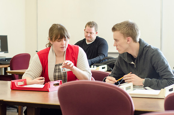 Students begin a new semster in Winter 2014.