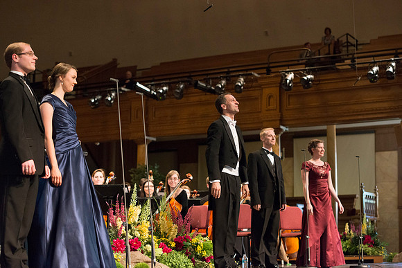 The BYU-Idaho Music department presents "How Beautiful Upon the Mountains", sacred music composed by Daniel Gawthrop, performed in SLC.
