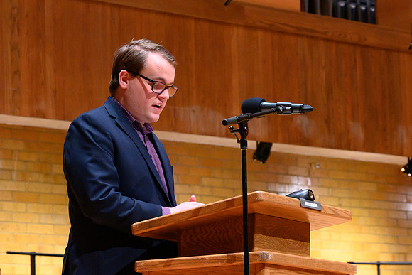 BYU-Idaho students and members of the Rexburg community gather to sing new hymns that have been written by the BYU-Idaho Community. (Students, Faculty/Staff,Community)
