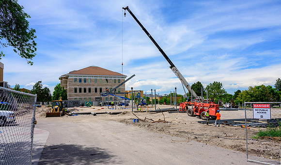 Work continues on the new Ceramics Lab.