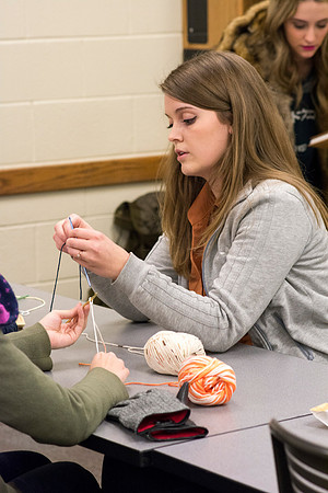 The Life Skills program at Brigham Young University-Idaho hosts the Knitting Workshop. The workshop is intended for anyone with an interest in knitting or crocheting and would like to learn, or gain n