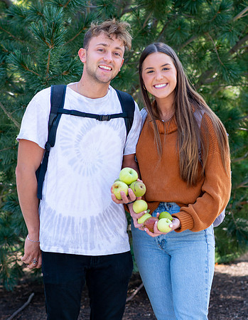Students around campus during the first week of the Fall semester.