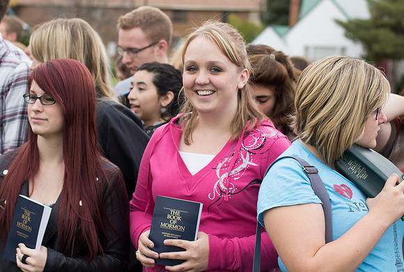 A world-wide Book of Mormon Project, founded by BYU-Idaho students Jacob Justice and Jacob Christensen, with a goal to flood the earth with The Book of Mormon. They are producing a YouTube video calle