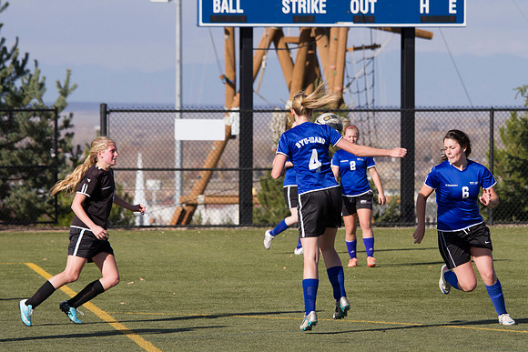 BYU-I student athletes go head to head on the upperfields in the women's competitive soccer league.