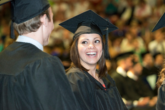 College of Business and Communication Convocation in the Hart.