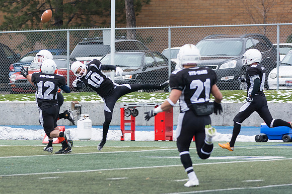 Competitive Football Championship game.