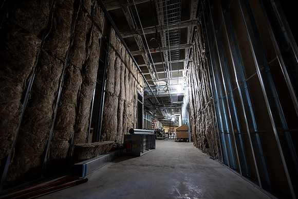 David O. McKay Library Construction Progress - Apr 2025