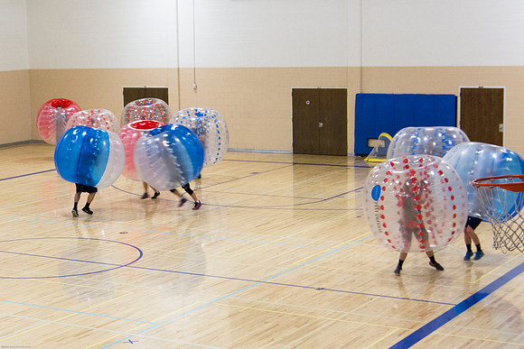 IBC group, Bumper Sportz, offers a fun activity where you get to wear a Zorb ball and play soccer with your friends.