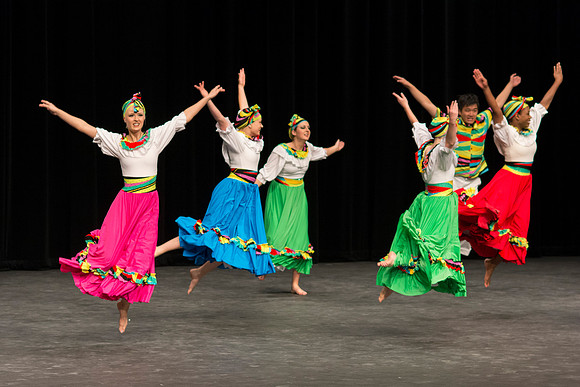 Dance performance in Green River Wyoming.
