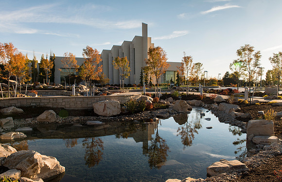 John Taylor Building on a beautiful fall day.