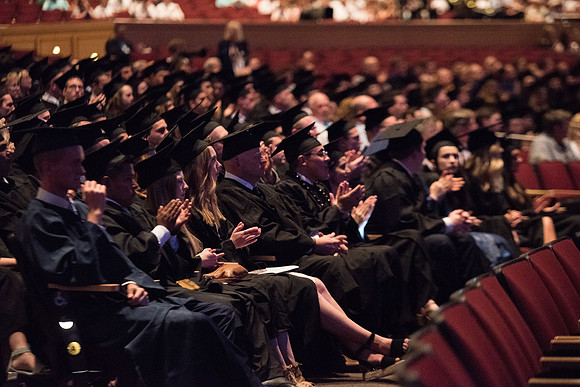 BYU-Idaho Graduation. Graduates during Commencement. Spring Semester