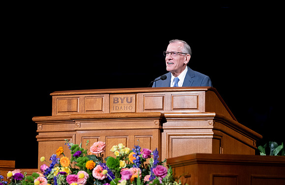 Elder and sister Bangerter speak at Devotional at BYU-Idaho