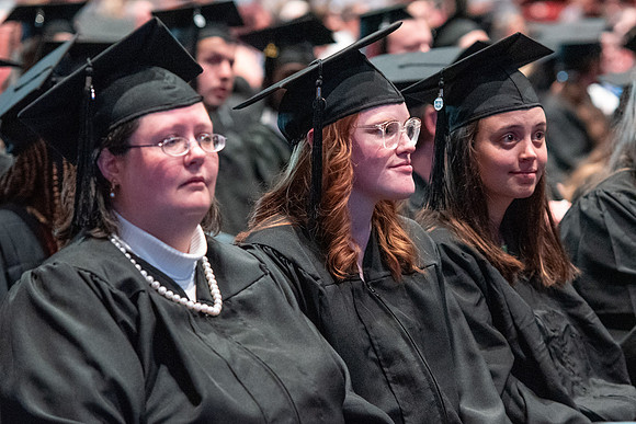 Graduates during Interdisciplinary Studies convocation.