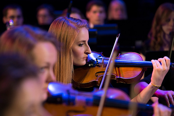 A BYU-Idaho Sacred Music Production performed in the BYU-Idaho Center, conducted by Dallin Hansen and written by Daniel Gawthrop.