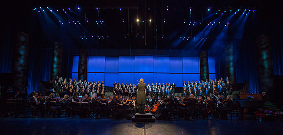 BYU-Idaho Choirs and Orchestra perform at A BYU-Idaho Christmas Concert featuring The King Singers.