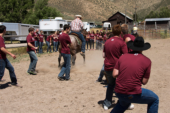 Dance Alliance tour through Wyoming Colorado and South Dakota. An enjoyable day at the "Homeplace" the ranch of the Pope family in Cokeville, Wyoming.