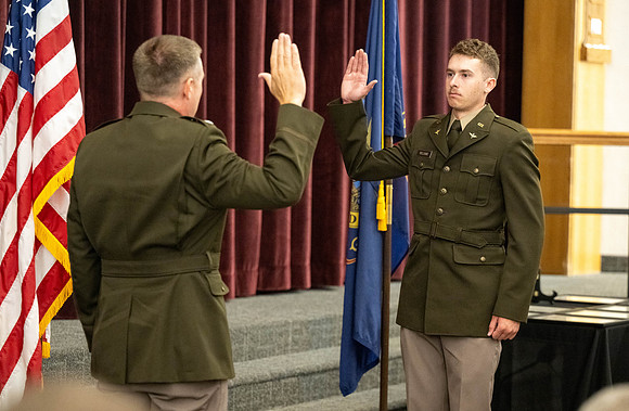 BYU-Idaho's, Reserve Officers' Training Corps Commissioning ceremonies.